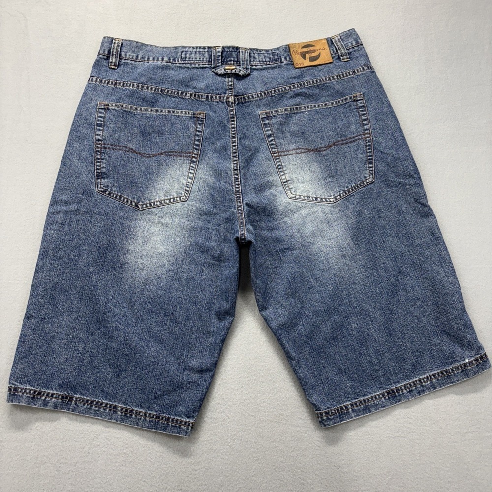 Vintage Pepe Jeans Jorts Mens 40 Faded Baggy Denim Shorts Blue Skater Y2K